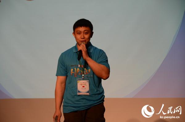 中國青年領袖代表致答謝辭。