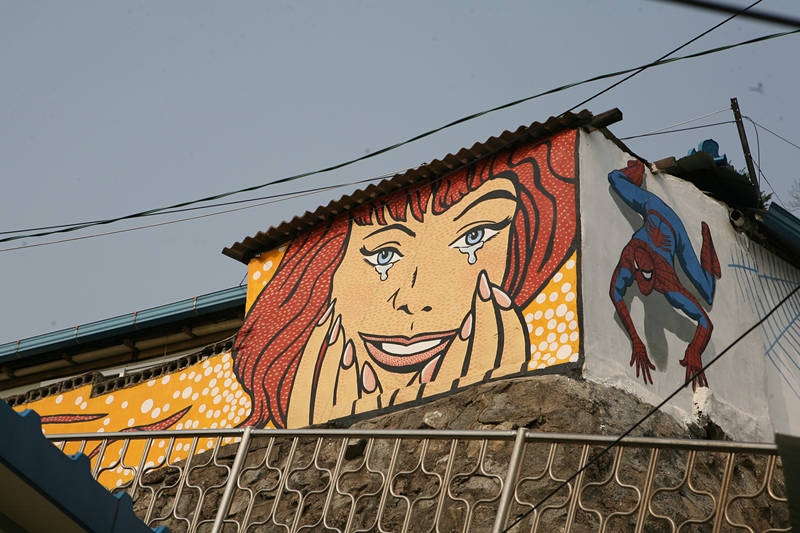 安東“新世洞美術路”帶你一起回味過去（組圖）