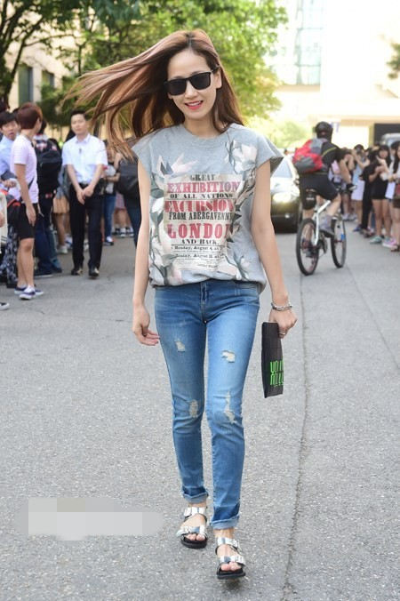 《音樂銀行》girl's day泫雅Red velvet 緊身牛仔PK迷你短裙誰能贏？（組圖）