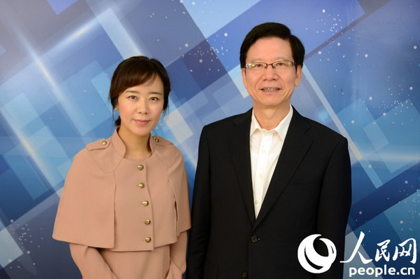 韓國駐臺北代表、建國大學名譽教授丁相基（右）