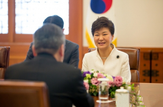 樸槿惠會見德國軟件商 擬加強軟件領域合作（組圖）