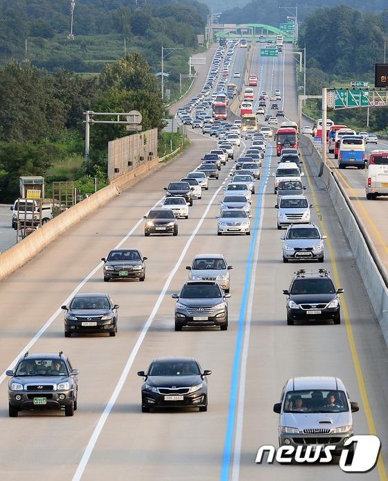 韓國中秋假期最后一天 各條高速將迎返程車流高峰（組圖）