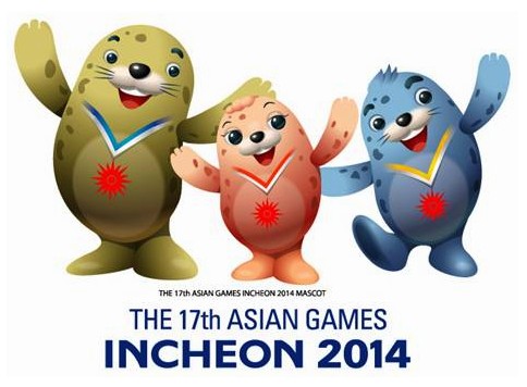 2014仁川亞運會吉祥物 斑海豹原型名為風舞光