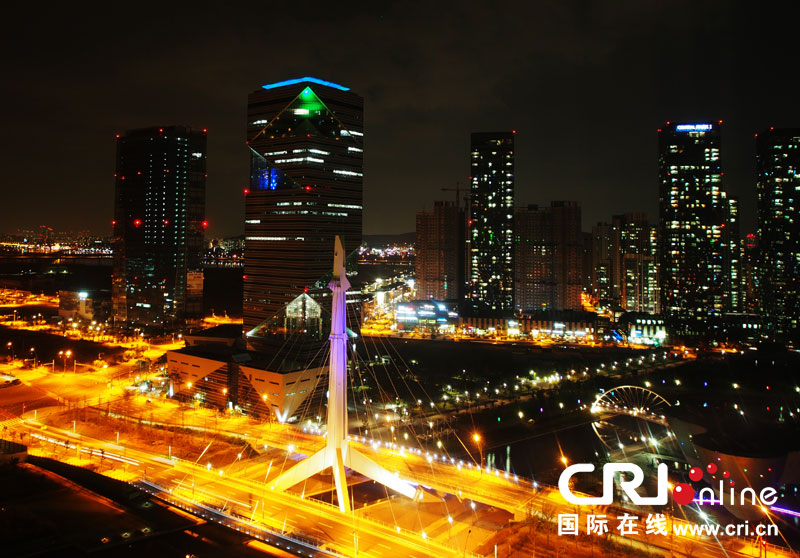 仁川，越夜越美麗 攝影：祁音