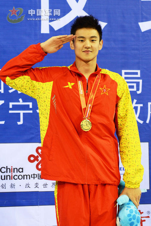 泳壇新星90后寧澤濤 笑容溫暖萌化眾人（高清組圖）