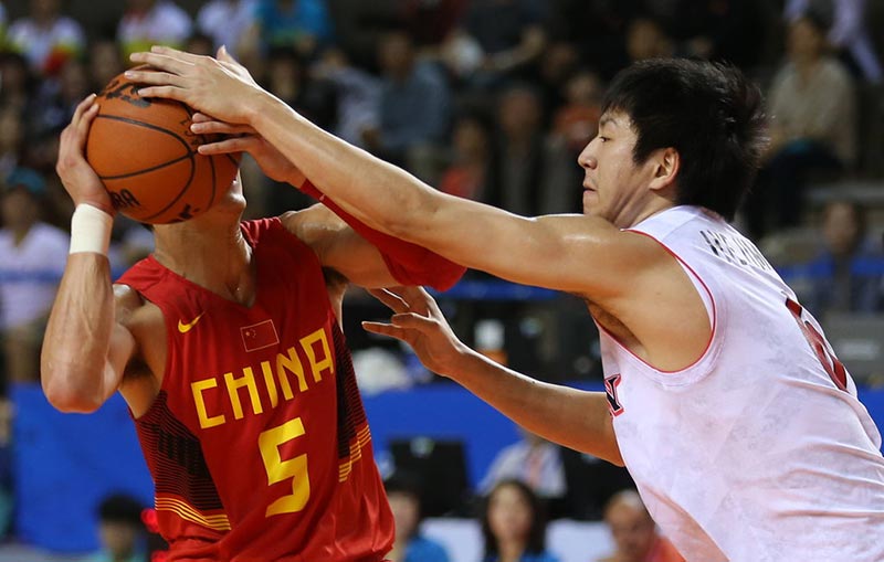 亞運男籃復賽中國72:79不敵日本 晉級形勢嚴峻(組圖)