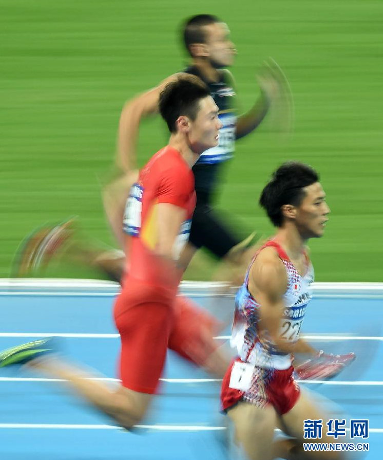 亞運男子100米：張培萌晉級 （組圖）