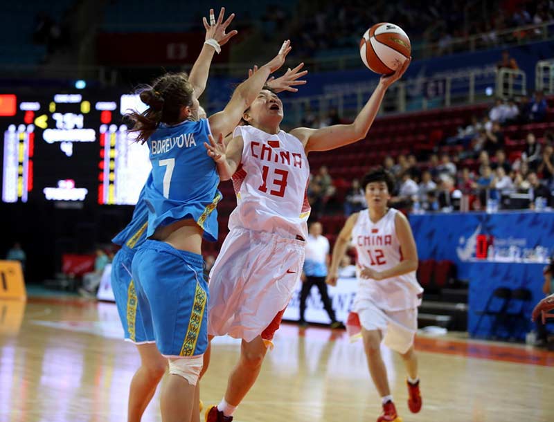 亞運女籃中國勝哈薩克斯坦 成功晉級四強（組圖）