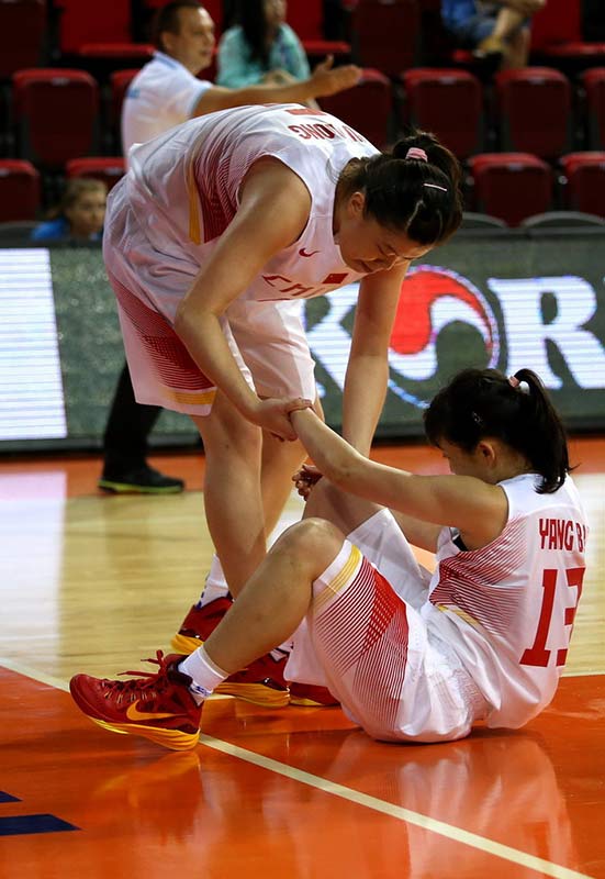 亞運女籃中國勝哈薩克斯坦 成功晉級四強（組圖）