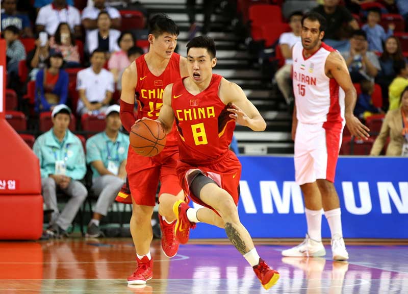 中國男籃67:75不敵伊朗 進四強得靠蒙古（組圖）