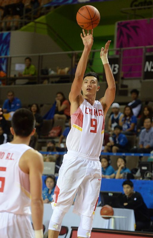 亞運男籃5-8排位賽 中國78-71險勝菲律賓(組圖)