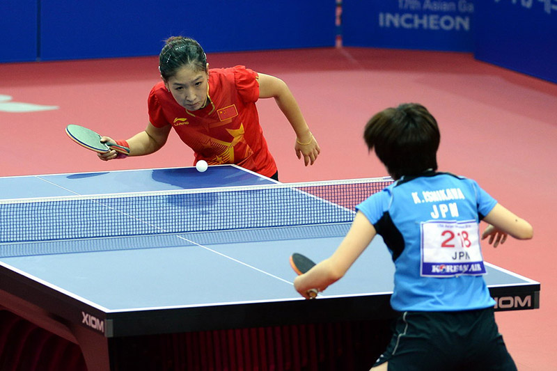 組圖：亞運乒乓球女團決賽 中國3:1勝日本成功衛冕