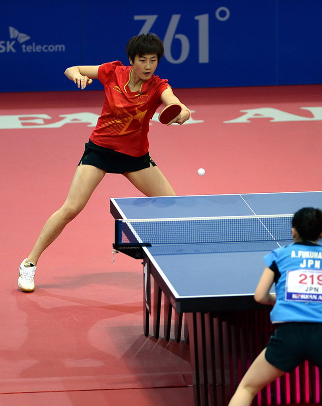 組圖：亞運乒乓球女團決賽 中國3:1勝日本成功衛冕