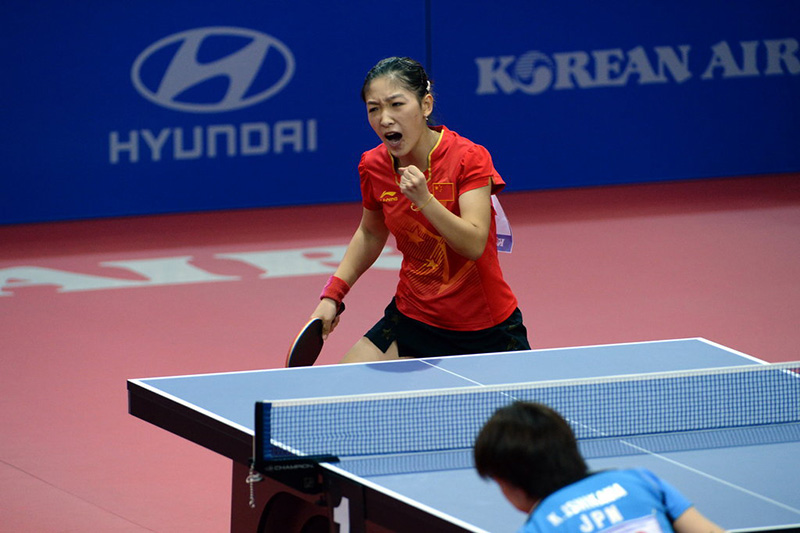組圖：亞運乒乓球女團決賽 中國3:1勝日本成功衛冕