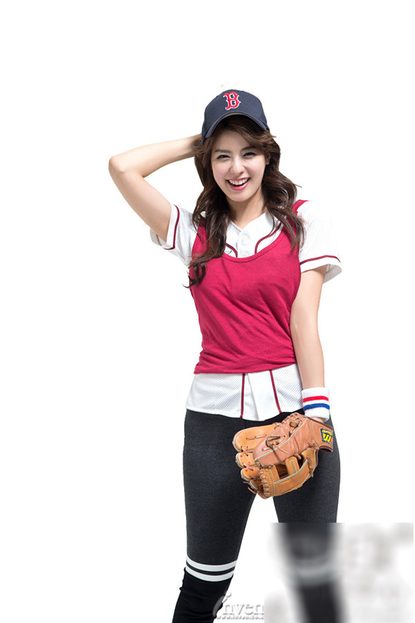 藤井美菜代言韓棒球頁游《魔球經理》曾與李弘基拍“我結”（組圖）
