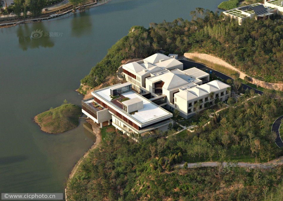 航拍雁棲湖APEC會議區(組圖)