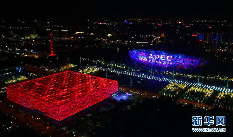 北京夜景美如畫（組圖）