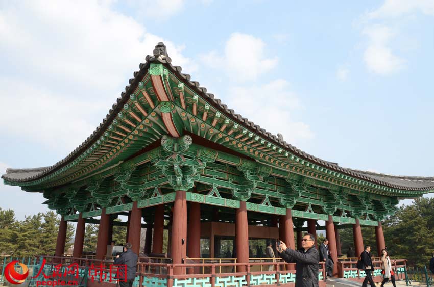 古都慶州雁鴨池一角。（攝影：黃海燕）