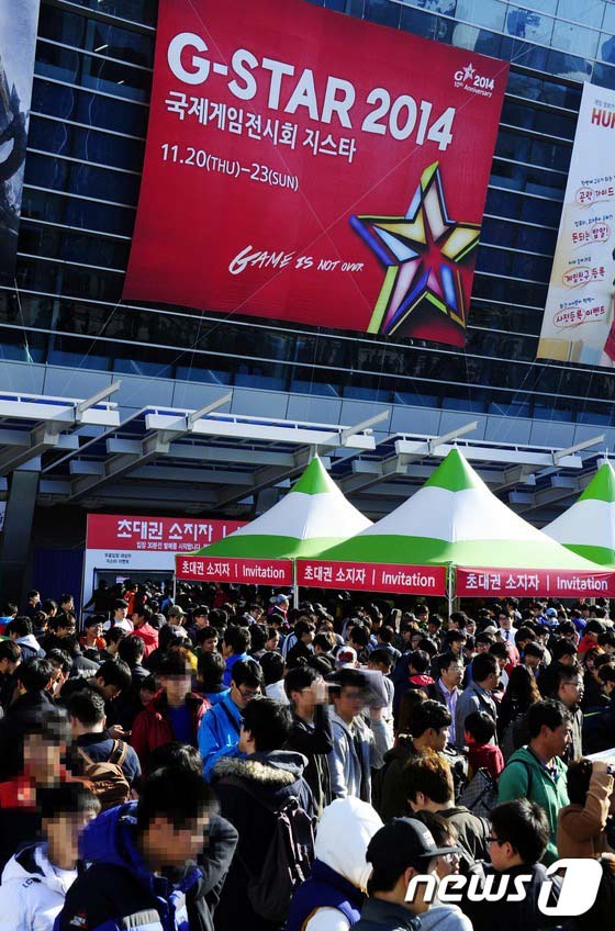 韓國最大游戲展“G-STAR”人氣火爆 一票難求（組圖）