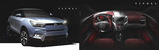 韓國雙龍汽車公開全新SUV車型“Tivoli”（圖）