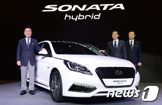 現代全新索納塔混合動力版正式上市（組圖）