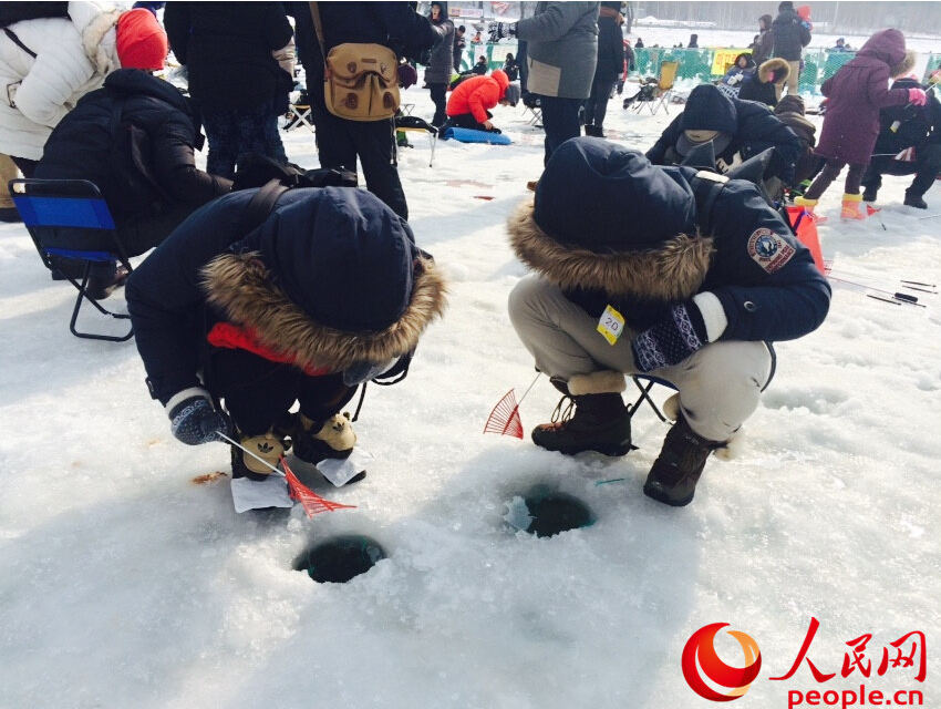 12月20日，韓國“平昌鱒魚節”在江原道平昌郡開幕。（攝影：張藝瑟）
