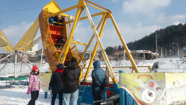 韓國平昌鱒魚節開幕 雪地冰釣樂趣無窮