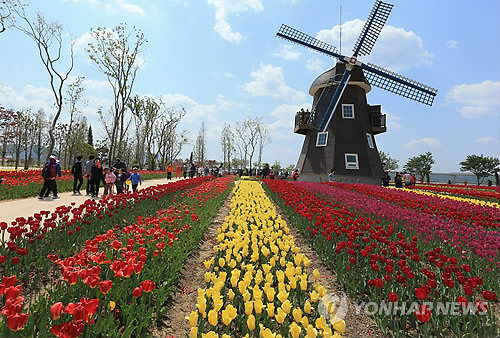 順天灣園林內景