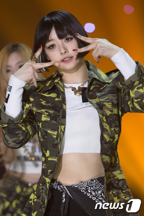  infinite H鄭容和參加音樂節目宣傳專輯 九繆斯熱辣舞蹈展性感魅力（組圖）