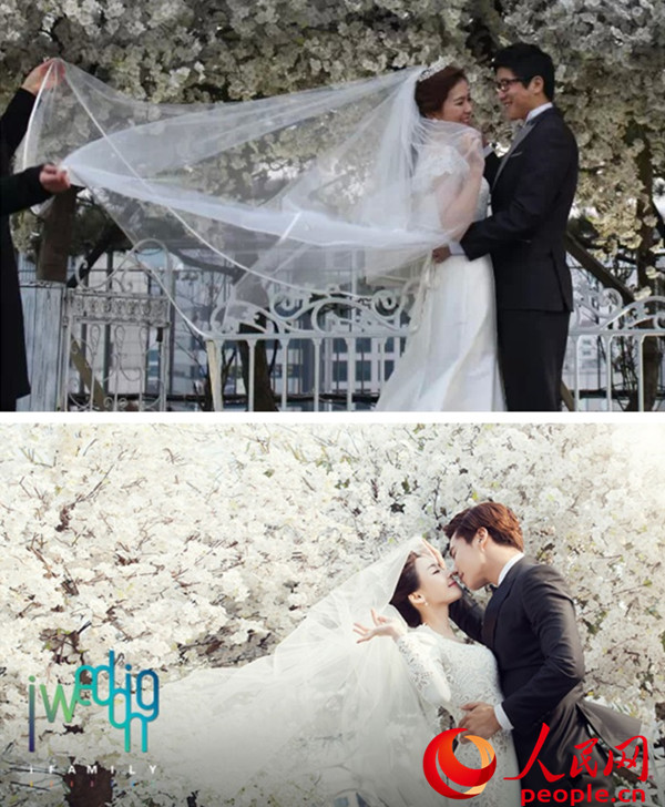 赴韓拍攝婚紗照的實況。（圖片來源：黃海燕、iWedding）