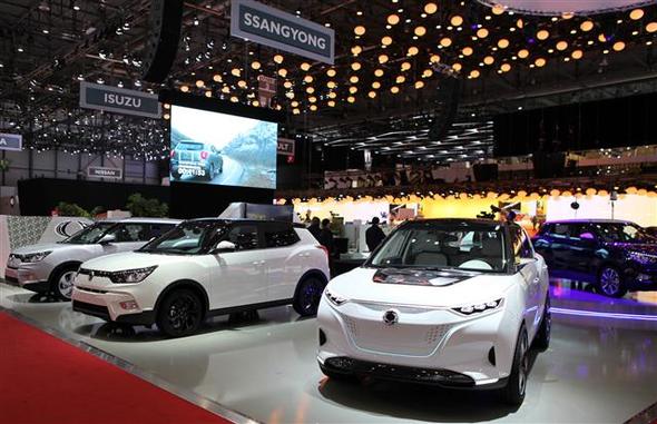 韓國雙龍汽車最新SUV“Tivoli”亮相日內瓦車展【組圖】