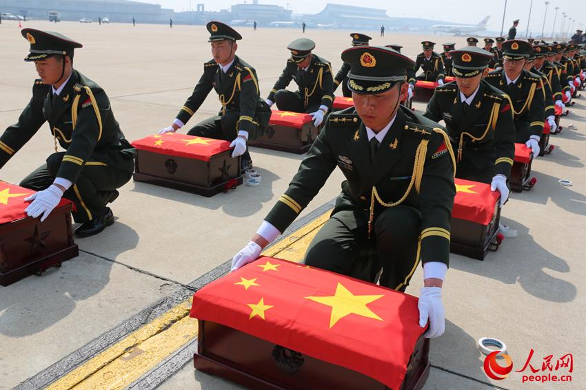 第二批68具在韓志愿軍烈士遺骸今日迎接回國【高清組圖】