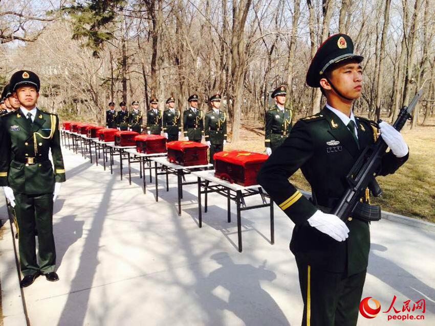 第二批68名在韓志愿軍烈士忠骨安葬儀式在沈陽舉行（組圖）