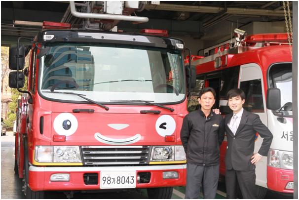 韓國首爾“Tayo”卡通消防車出動  “萌萌噠”招人愛【組圖】