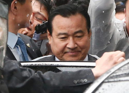 資料圖片：韓國總理李完九被指涉嫌韓國“資源外交貪腐案”。