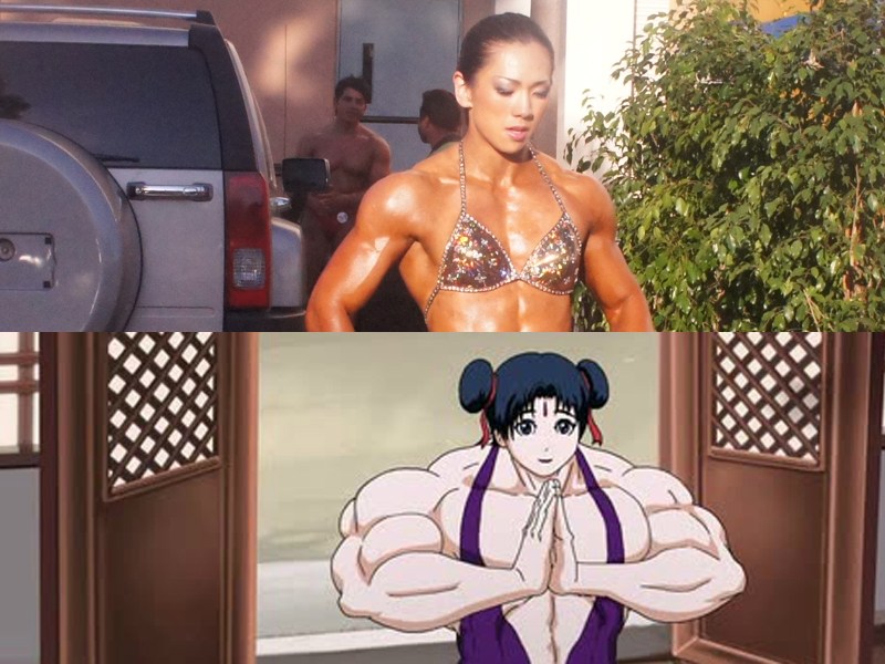 【揭秘】韓國金剛芭比：老公是教練 健身致胸縮水