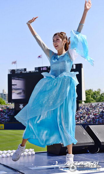 韓國棒球寶貝變身動漫人物 精靈雪后斗艷（組圖）