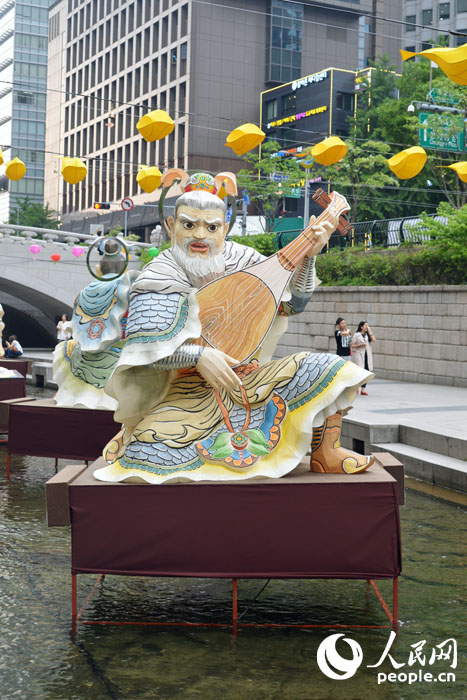 【組圖】韓國首爾清溪川慶佛誕日舉辦傳統彩燈展