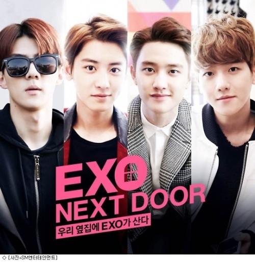 《我的鄰居是EXO》人氣爆棚 韓國點擊率破千萬（圖）