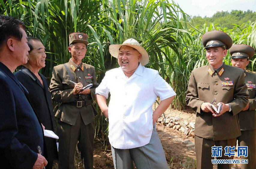 金正恩視察朝鮮人民軍所屬1116號農場