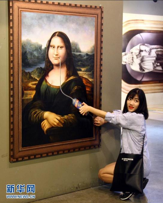 韓國3D錯視藝術引游人（組圖）