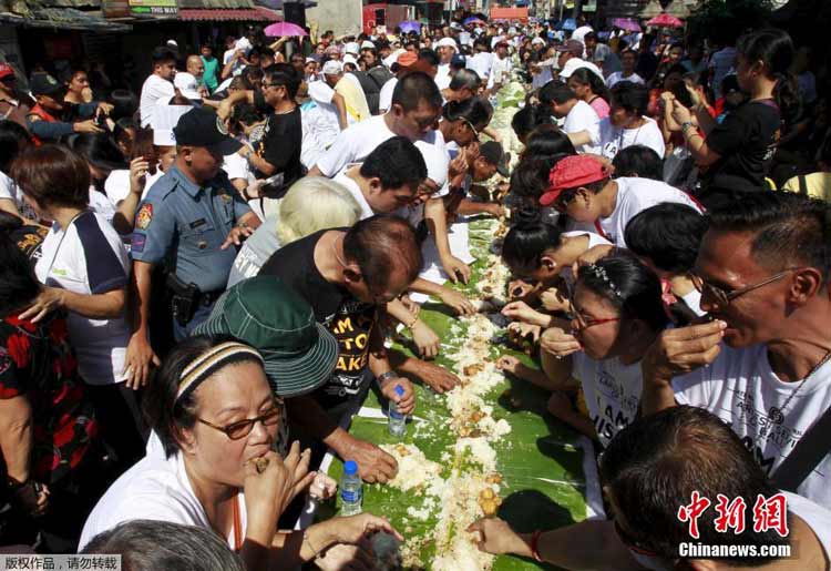 超大份韓國拌飯引圍觀 盤點餐桌上的吉尼斯世界紀錄（組圖）