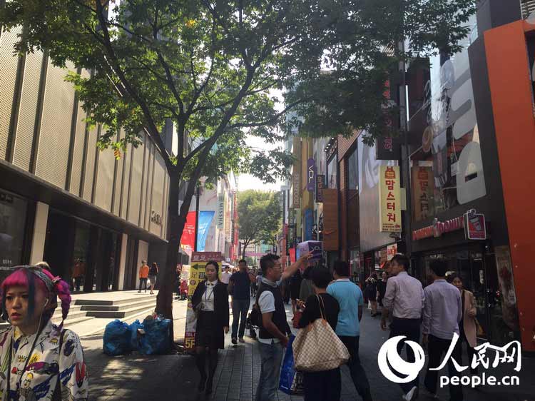 據韓國旅游發展局預估，今年黃金周期間訪韓中國游客達21萬人次，與去年同期相比漲幅30%。（拍攝：王昱祺）