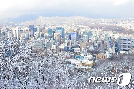 首爾普降大雪 韓國多地發布大雪警報【組圖】