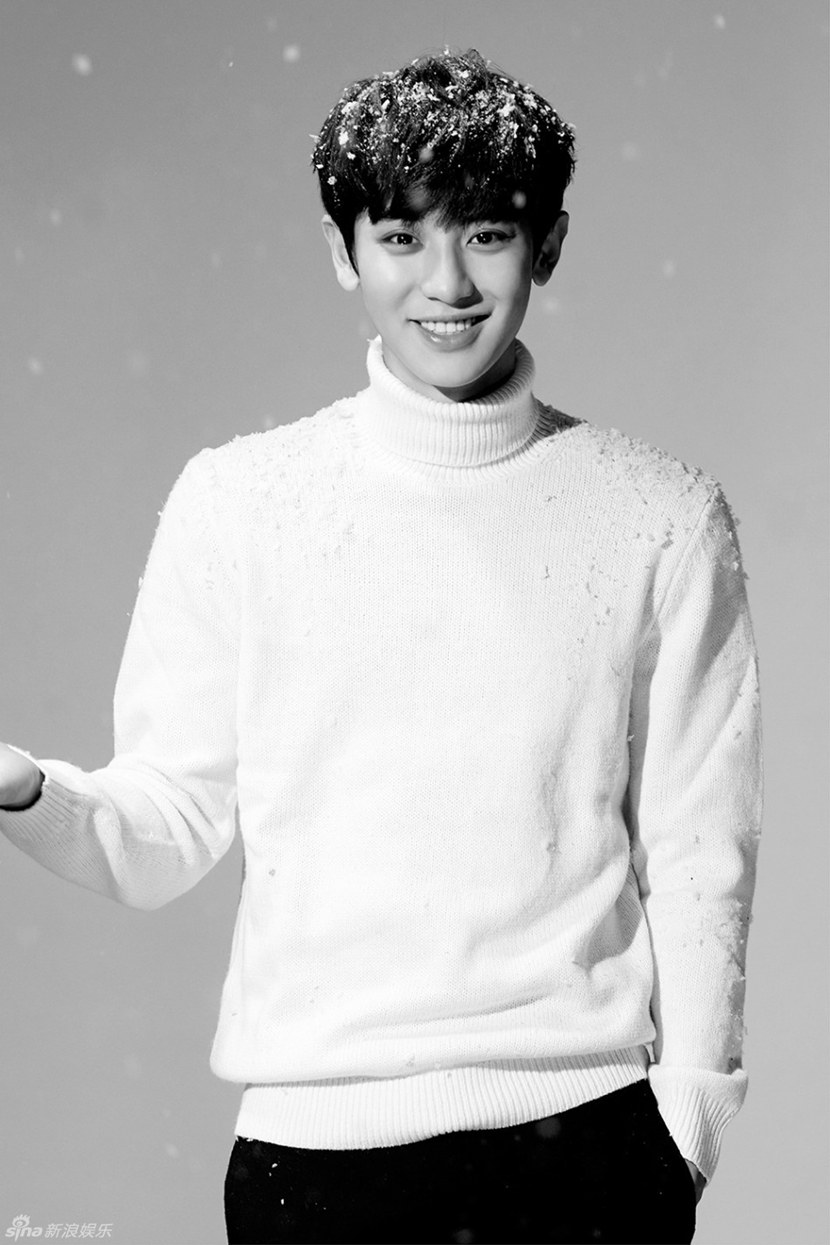 EXO化身各色雪中美男 《Sing For You》黑白預告照發布 （組圖）