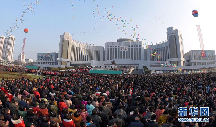 朝鮮萬景臺學生少年宮改建工程竣工（高清）