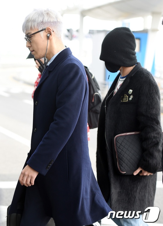 bigbang現身機場飛巴黎 權志龍黑帽遮臉顯神秘【組圖】 