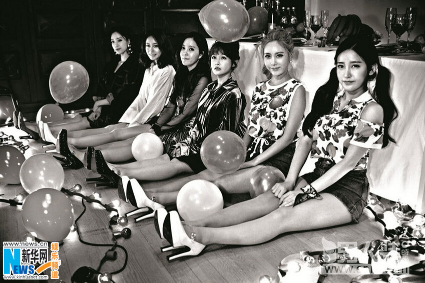 韓女團T-ara登男人裝封面 變身花中繆斯【組圖】