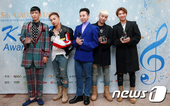 “Gaon Chart K-POP ”頒獎典禮匯總 bigbang成為五冠王【組圖】