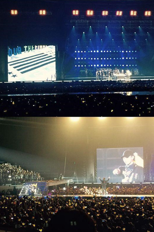 Bigbang世界巡演落下帷幕 權志龍等賣力表演現場氣氛火爆【組圖】